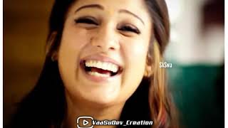 Laughing at Serious Situation😜Comedy Video😜Nayanthara WhatsApp status✨ VaaSuDev Creation 💙🦋✨ [upl. by Nylinej]