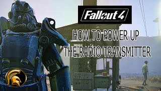 Fallout 4  Taking Independance  How To Power Up The TransmitterRadio [upl. by Iveksarap]