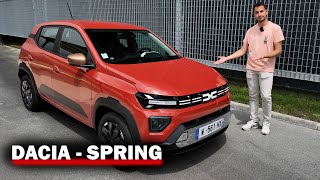 Nouvelle DACIA SPRING 2024  Enfin lEssai le plus complet  Toujours pas cher [upl. by Ahsital532]