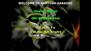 663 Jaane kyon dil jaanata hai dostana Dostana 2008Vishal Dadnani KARAOKE [upl. by Asirrac342]