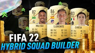 FIFA 22 OP SQUAD BUILDER ft 2 LEAGUE HYBRID LA LIGA amp SERIE A [upl. by Ancalin843]