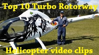 Arthur’s Top 10 Turbo Rotorway Helicopter video clips [upl. by Gibbeon]