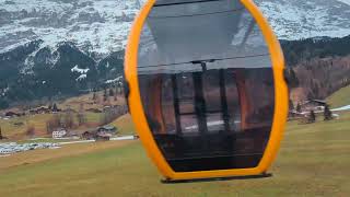 4K  Gondelbahn Grindelwald  Mannlichen  Downhill  Snow [upl. by Llevra468]