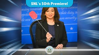 Maya Rudolph Makes Hilarious Return as Kamala Harris in SNLs 50th Season Premiere [upl. by Thamora285]