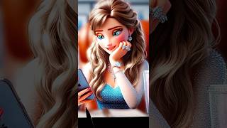 Disney princess Anna transformation  Cartoon art disney cartoon cartoonart [upl. by Nosnhoj]