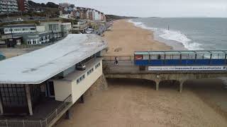 Aerial View of Boscombe Seafront [upl. by Cristin]