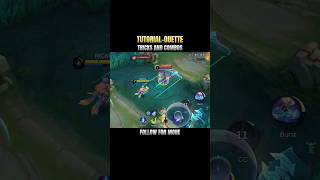 Tutorial Odette Mobile Legends  Tricks and Combos mobilelegends odettemlbb [upl. by Eniamrehs536]