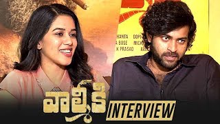 Valmiki Interview  Varun Tej  Mirnalini Ravi [upl. by Yeldarb]