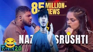 main nahi to kon be 😎😂 rap  srushti tawari vs nazz rap  new song vs old  newSrushtiTawade [upl. by Belicia]