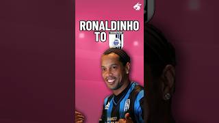 How Ronaldinho 🇧🇷 signed for Querétaro 🇲🇽🤣 [upl. by Moyra816]