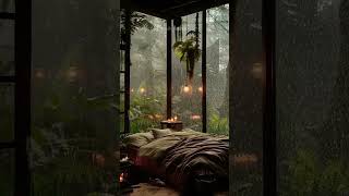 Rain and peacefully sleep 😴 shorts rain relaxing peace trending music meditation [upl. by Pandich547]