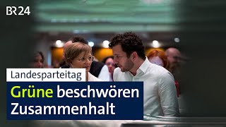 LandesParteitag  Grüne beschwören Zusammenhalt  BR24 [upl. by Uria]