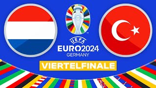 EURO 2024 Viertelfinale · Niederlande – Türkei  Fussball EM Highlights EA FC  PS5  UHD 48 [upl. by Helaine]