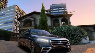 Mercedes Benz S500 2022 GTA 5 Real Life Cars [upl. by Akeinahs]