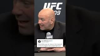 Dana White Jon Jones vs Tom Aspinall is the biggest heavyweight fight ever [upl. by Hardan]