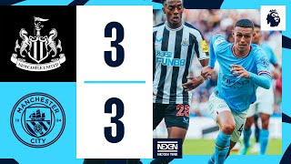 HIGHLIGHTS  Newcastle 33 Man City  Gundogan Haaland amp Bernardo goals  Premier League [upl. by Schumer707]