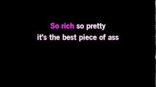 Mickey Avalon So Rich So Pretty Karaoke [upl. by Kaitlynn]