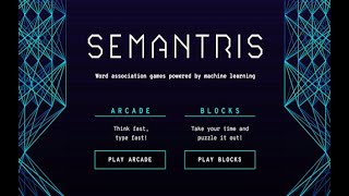 Semantris  Blocks  MEMEdicine plays Word Games [upl. by Enitnatsnoc]