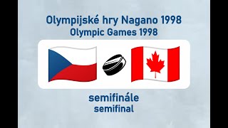 OH Nagano 1998 lední hokej CZECAN semifinále [upl. by Letnuhs42]