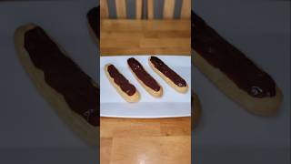 Éclairs Recipe in Description baking viral [upl. by Budworth]