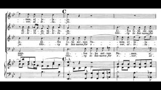 27 Achieved is the glorious work The Creation  J Haydn Score Animation [upl. by Munro]