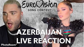 Azerbaijan Eurovision 2021 Live Reaction Efendi Mata Hari [upl. by Crosley]