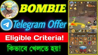 BOMBIE Airdrop backed by CATIZEN  কিভাবে খেলবেন💥🚀 [upl. by Aizti]