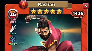 Empires and Puzzles Rashan New Secret Hero Fire 🔥  Spice 🌶  Speed 🏃‍♂️  Nice🤔 [upl. by Resa]