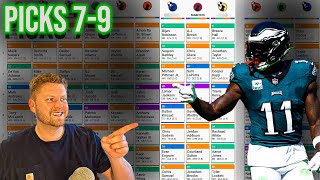 The Best 2024 Fantasy Football Draft Strategy Picks 7 8 amp 9 [upl. by Amarillis]