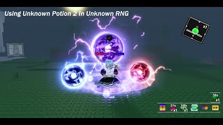 Using Unknown Potion 2  Unknown RNG [upl. by Mackintosh]