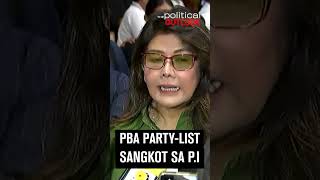 PBA Partylist lumutang na sangkot sa isinusulong na Peoples Initiative [upl. by Evette]