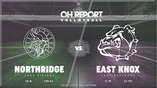 Northridge at East Knox Volleyball [upl. by Telocin565]