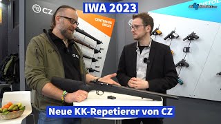 IWA 2023 Neue KKRepetierer von CZ 457 Varmint in Kaliber 22 lr [upl. by Llenart]