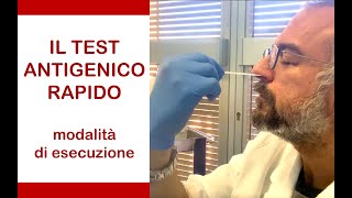 Il Test Antigenico Rapido Modalità di esecuzione passo dopo passo [upl. by Xel]