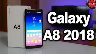 Samsung Galaxy A8 2018 unboxing y primeras impresiones [upl. by Nwahsak]