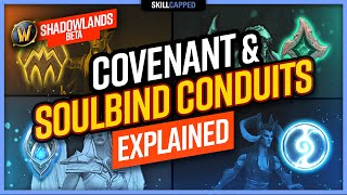 Covenant amp Soulbind Conduits EXPLAINED  WoW Shadowlands 90 [upl. by Yentirb460]