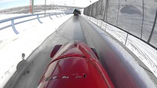 Bobsled Pilot POV Calgary [upl. by Tram995]