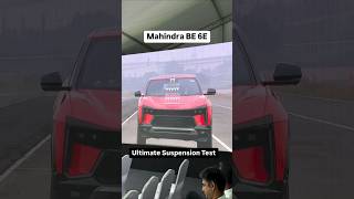 Mahindra BE 6E Ultimate Suspension Test mahindrabe6e carblogindia [upl. by Hoeve]