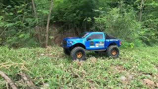 18 Traction Hobby family Mercedes Brabus G550 Pro Tank 300 and Ford Raptor F150 Blue Off Road Adve [upl. by Serolod515]