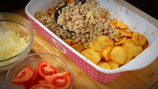 Rucak na brzinu od mlevenog mesa i krompira♥️recept za celu porodicu [upl. by Fai]