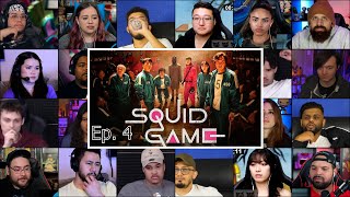 Squid Game Ep 4  Extended Reaction Mashup  squidgame [upl. by Namdor]