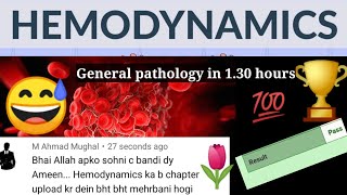 Hemodynamics Pathology lecture MBBS BDS 😍 🌹 shock thrombosis embolism robbins hemodynamics [upl. by Christiana]