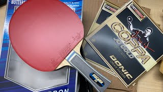 Tabletennis11com unboxing video  Butterfly Viscaria w Coppa Gold by Sushant  Table tennis racket [upl. by Kessler]