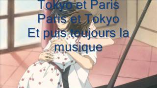 Tokyo et Paris with lyrics  Nodame Cantabile [upl. by Lovich]