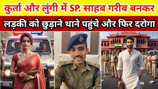 SP साहब कुर्ता और लुंगी में गरीब बनकर लड़की को छुड़ाने थाने पहुंचे और फिर दरोगा ने जो किया [upl. by Ire]