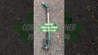 Parkside cordless pruner PAHE 20Li D4 by Kompernaß [upl. by Crowley84]