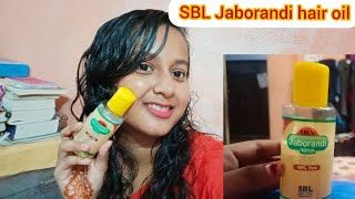 SBLs Jaborandi Hair Oil Review  100 Parcent Pure Jaborandi oil worldclasshomoeopathy review [upl. by Matias]