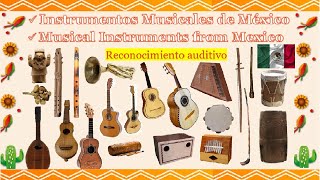 🌎 Instrumentos Musicales de MÉXICO Instruments Musical from MEXICO [upl. by Jackelyn338]