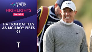 Round 2 Highlights  Rory McIlroy Tyrrell Hatton  2024 Alfred Dunhill Links Championship [upl. by Milford]