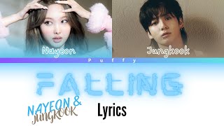 Nayeon amp Jungkook  Falling Color Coded Lyrics Original by Harry Styles [upl. by Cliff537]